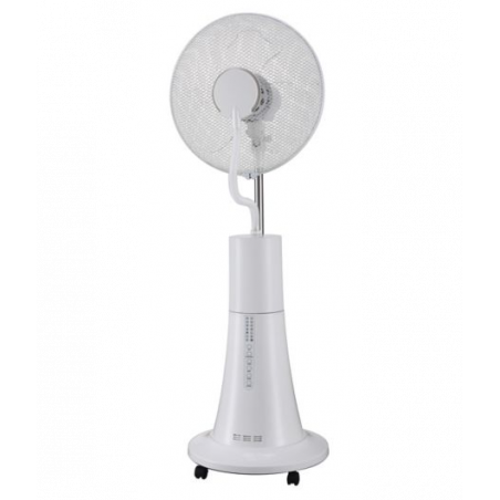 Ventilateur brumisateur blanc 320 W roulettes 95 m2