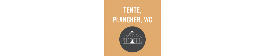 Tente plancher WC