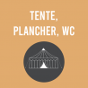 Tente plancher WC